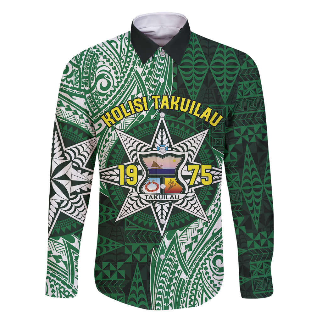 Personalised Tonga Takuilau College Family Matching Off Shoulder Short Dress and Hawaiian Shirt Since 1975 Special Kupesi Pattern