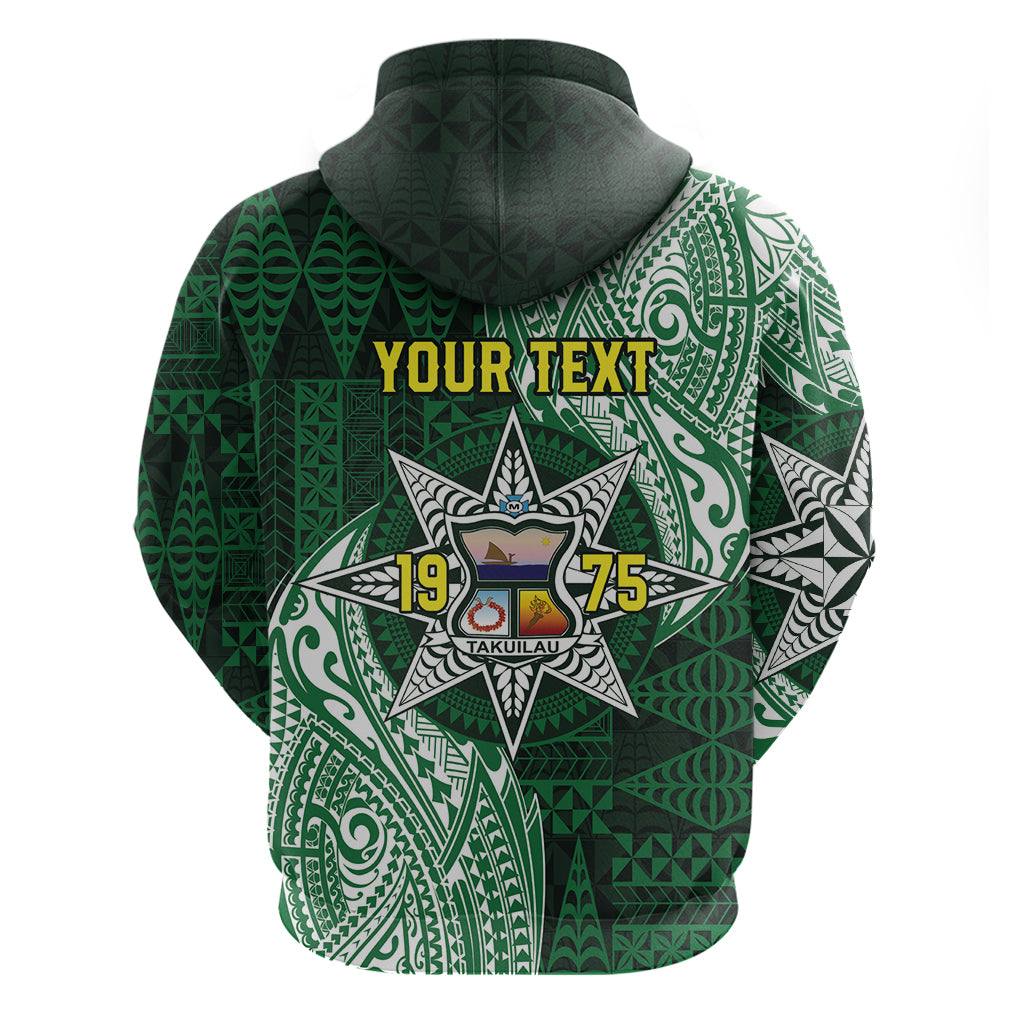 Personalised Tonga Takuilau College Zip Hoodie Since 1975 Special Kupesi Pattern