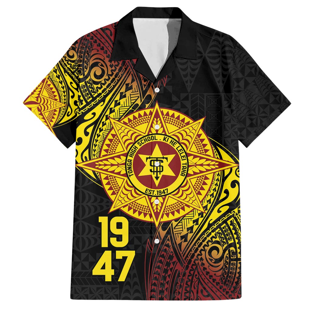 Personalised Tonga High School Hawaiian Shirt Since 1947 Special Kupesi Pattern