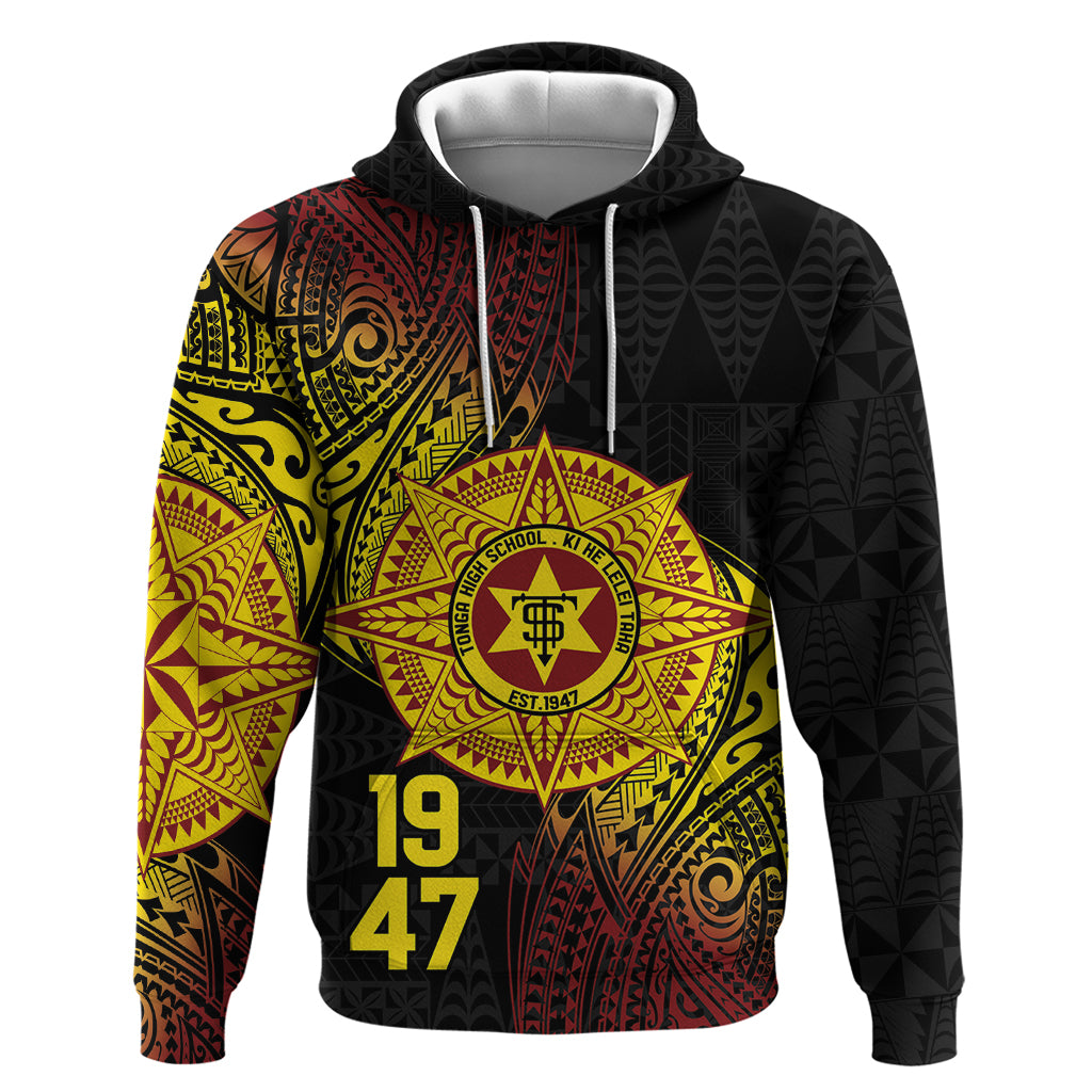 Personalised Tonga High School Hoodie Since 1947 Special Kupesi Pattern