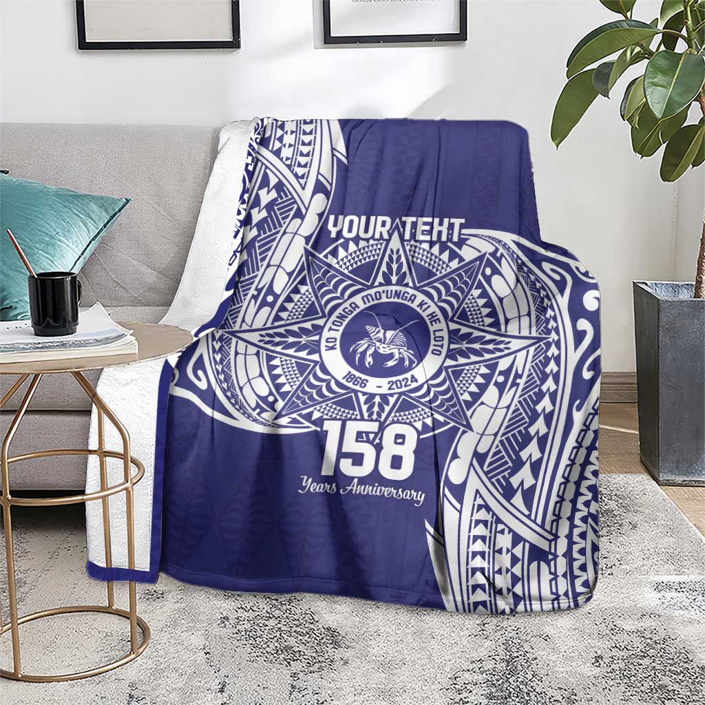 Personalised Tonga Tupou College Tolo 158th Anniversary Blanket Special Kupesi Pattern LT9