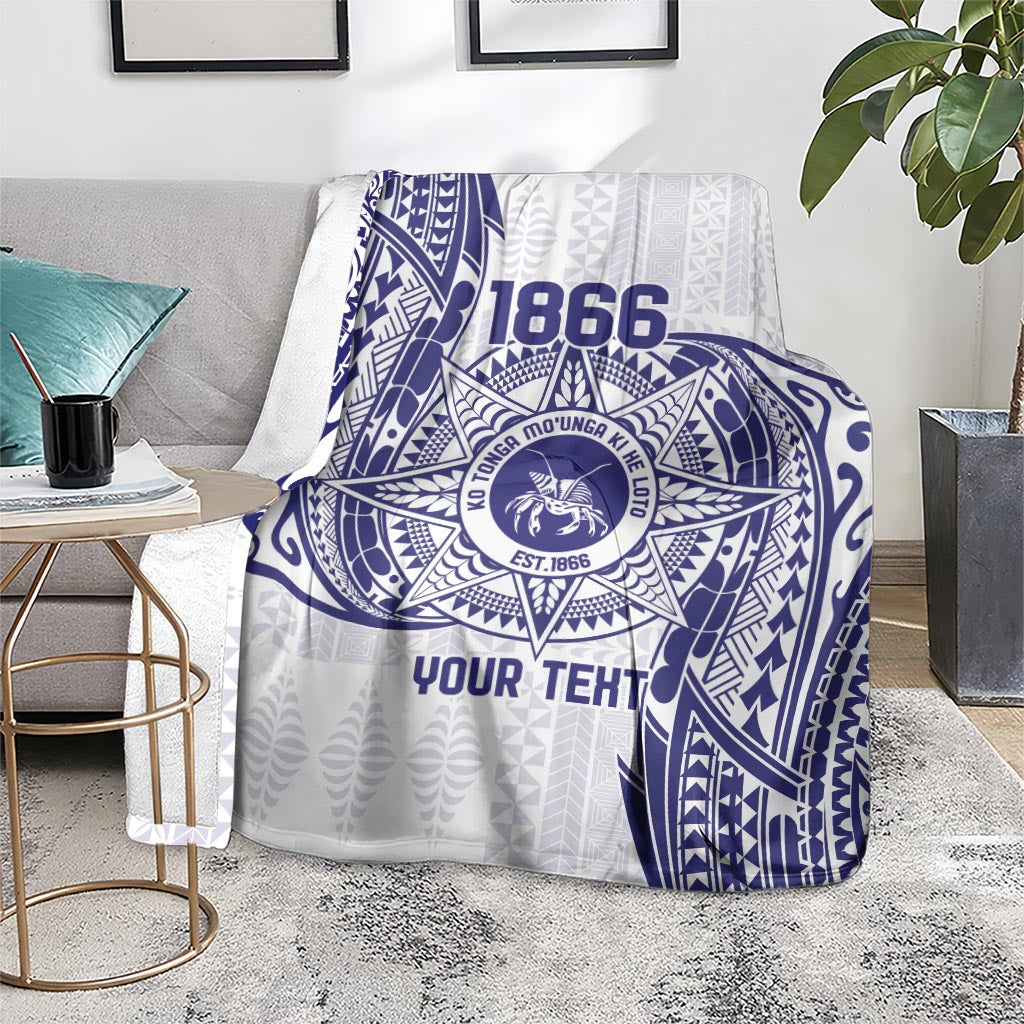 Personalised Tonga Tupou College Tolo Blanket Since 1866 Special Kupesi Pattern