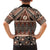 Vintage Bula Fiji Family Matching Tank Maxi Dress and Hawaiian Shirt Brown Tapa Masi Motif