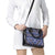 Vintage Bula Fiji Shoulder Handbag Prussian Blue Tapa Masi Motif