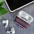 Vintage Bula Fiji AirPods Case Purple Tapa Masi Motif - Polynesian Pride