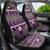 Vintage Bula Fiji Car Seat Cover Purple Tapa Masi Motif