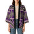 Vintage Bula Fiji Kimono Purple Tapa Masi Motif - Polynesian Pride