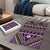 Vintage Bula Fiji Puzzle Purple Tapa Masi Motif - Polynesian Pride