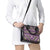 Vintage Bula Fiji Shoulder Handbag Purple Tapa Masi Motif