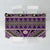 Vintage Bula Fiji Tablecloth Purple Tapa Masi Motif