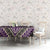Vintage Bula Fiji Tablecloth Purple Tapa Masi Motif