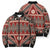 Vintage Bula Fiji Bomber Puffer Jacket Red Tapa Masi Motif - Polynesian Pride
