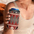 Vintage Bula Fiji 4 in 1 Can Cooler Tumbler Red Tapa Masi Motif