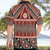 Vintage Bula Fiji Hawaiian Shirt Red Tapa Masi Motif