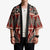 Vintage Bula Fiji Kimono Red Tapa Masi Motif - Polynesian Pride