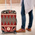 Vintage Bula Fiji Luggage Cover Red Tapa Masi Motif
