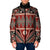 Vintage Bula Fiji Padded Jacket Red Tapa Masi Motif - Polynesian Pride