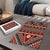 Vintage Bula Fiji Puzzle Red Tapa Masi Motif - Polynesian Pride