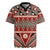 Vintage Bula Fiji Rugby Jersey Red Tapa Masi Motif