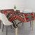 Vintage Bula Fiji Tablecloth Red Tapa Masi Motif