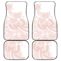 Polynesian Tribal Plumeria Lotu Tamaiti Car Mats Pastel Blush - Polynesian Pride