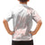 Polynesian Tribal Plumeria Lotu Tamaiti Family Matching Puletasi and Hawaiian Shirt Pastel Blush - Polynesian Pride