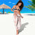 Polynesian Tribal Plumeria Lotu Tamaiti Sarong Pastel Blush - Polynesian Pride