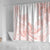 Polynesian Tribal Plumeria Lotu Tamaiti Shower Curtain Pastel Blush - Polynesian Pride