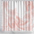 Polynesian Tribal Plumeria Lotu Tamaiti Shower Curtain Pastel Blush - Polynesian Pride