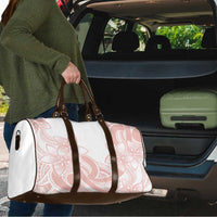 Polynesian Tribal Plumeria Lotu Tamaiti Travel Bag Pastel Blush LT9 - Polynesian Pride