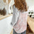 Polynesian Tribal Plumeria Lotu Tamaiti Women Casual Shirt Pastel Blush - Polynesian Pride