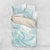Polynesian Tribal Plumeria Lotu Tamaiti Bedding Set Pastel Cyan - Polynesian Pride