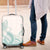 Polynesian Tribal Plumeria Lotu Tamaiti Luggage Cover Pastel Cyan - Polynesian Pride