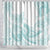 Polynesian Tribal Plumeria Lotu Tamaiti Shower Curtain Pastel Cyan - Polynesian Pride