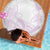 Polynesian Tribal Plumeria Lotu Tamaiti Beach Blanket Pastel Mauve - Polynesian Pride