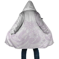 Polynesian Tribal Plumeria Lotu Tamaiti Cloak Pastel Mauve - Polynesian Pride