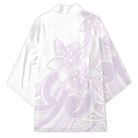 Polynesian Tribal Plumeria Lotu Tamaiti Kimono Pastel Mauve - Polynesian Pride
