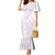Polynesian Tribal Plumeria Lotu Tamaiti Mermaid Dress Pastel Mauve - Polynesian Pride