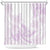 Polynesian Tribal Plumeria Lotu Tamaiti Shower Curtain Pastel Mauve - Polynesian Pride