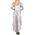 Polynesian Tribal Plumeria Lotu Tamaiti Summer Maxi Dress Pastel Mauve - Polynesian Pride