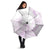 Polynesian Tribal Plumeria Lotu Tamaiti Umbrella Pastel Mauve - Polynesian Pride