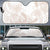 Polynesian Tribal Plumeria Lotu Tamaiti Auto Sun Shade Pastel Nude - Polynesian Pride