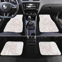 Polynesian Tribal Plumeria Lotu Tamaiti Car Mats Pastel Nude - Polynesian Pride