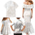 Polynesian Tribal Plumeria Lotu Tamaiti Family Matching Mermaid Dress and Hawaiian Shirt Pastel Nude - Polynesian Pride