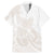 Polynesian Tribal Plumeria Lotu Tamaiti Family Matching Mermaid Dress and Hawaiian Shirt Pastel Nude - Polynesian Pride