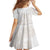 Polynesian Tribal Plumeria Lotu Tamaiti Family Matching Short Sleeve Bodycon Dress and Hawaiian Shirt Pastel Nude - Polynesian Pride