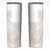 Polynesian Tribal Plumeria Lotu Tamaiti Skinny Tumbler Pastel Nude - Polynesian Pride
