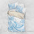 Polynesian Tribal Plumeria Lotu Tamaiti Bedding Set Pastel Sky Blue - Polynesian Pride