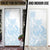 Polynesian Tribal Plumeria Lotu Tamaiti Door Cover Pastel Sky Blue - Polynesian Pride