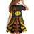Personalised Shefa Day Family Matching Off Shoulder Short Dress and Hawaiian Shirt Happy June 18 Vanuatu Province